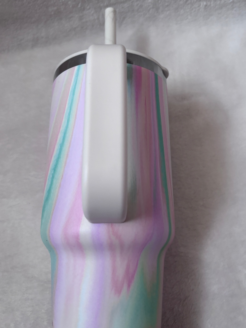 Hydro Flask 32oz Sugar Rush Limited Edition Travel Tumbler Cup Handle Straw - Picture 4 of 8